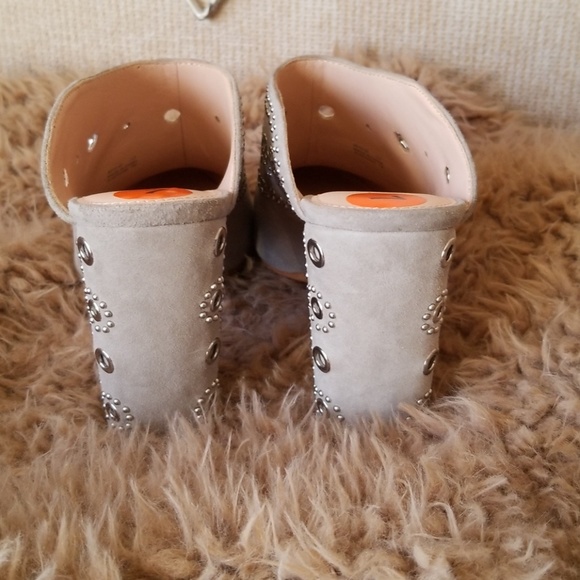 Rachel Zoe Ramona Eyelet Suede Mule - Picture 3 of 7